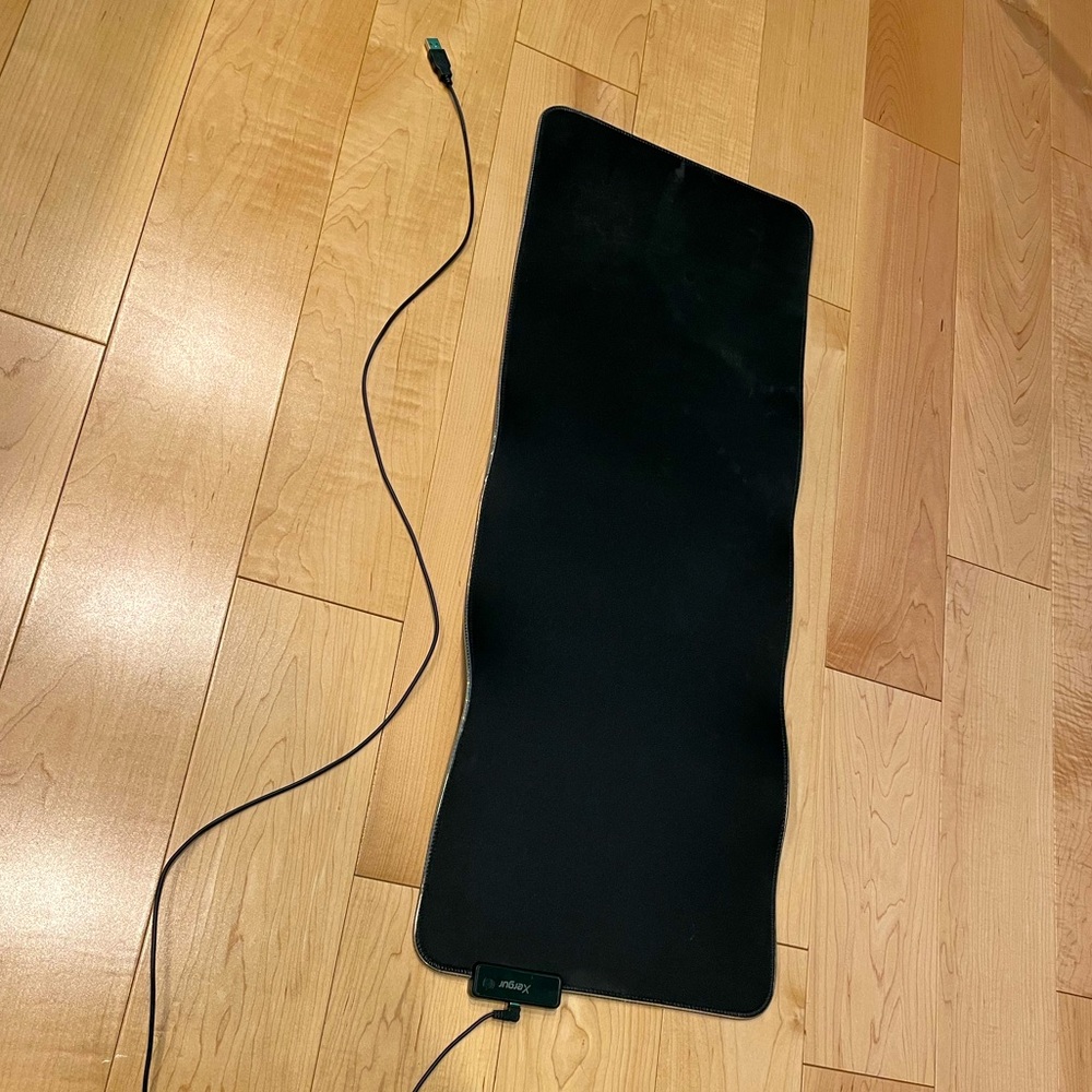 LED Adjustable Light Up 2 Foot Long Mousepad/Deskpad